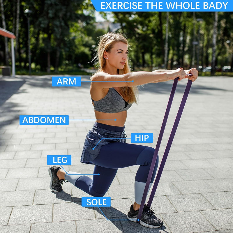 Heavy Pull up Resistance Loop Bands - Purple - 40 to 90 Lbs