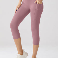 Quartz Pink Yoga Capri
