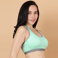 Seamless Padded Racerback Sports Bra