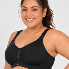 Full Coverage Minimizer Bra with No-Show Cups