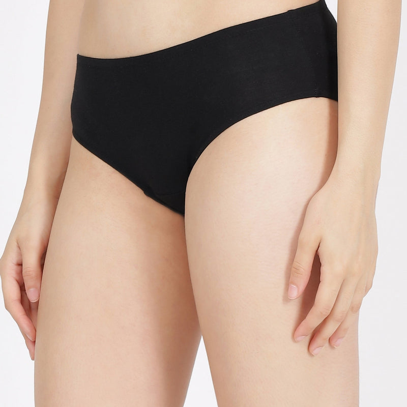 High Rise Full Coverage Cotton Modal Panty with Soft No-Mark Waistband