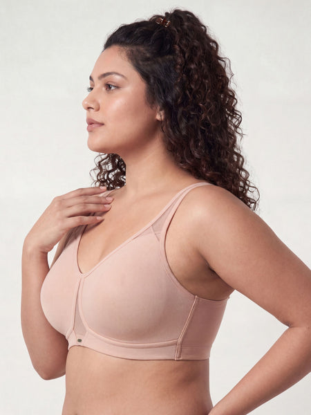 Non Padded Non wired Full Coverage Spacer Fabric Cups Minimiser T-Shirt Bra