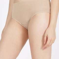 High Rise Full Coverage Cotton Modal Panty with Soft No-Mark Waistband