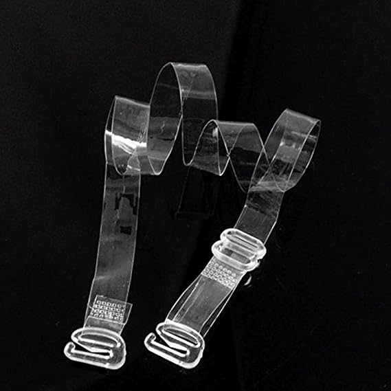Women's Pack Of 2 Sets Adjustable Replacement Clear Seamless Shoulder Women Simple Bra Strap