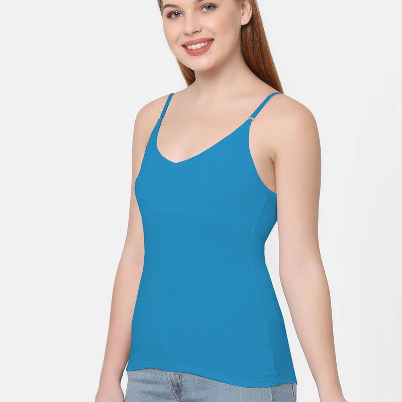 SOIE Woman - Cotton spandex detachable straps Camisole - Camisole -for Women