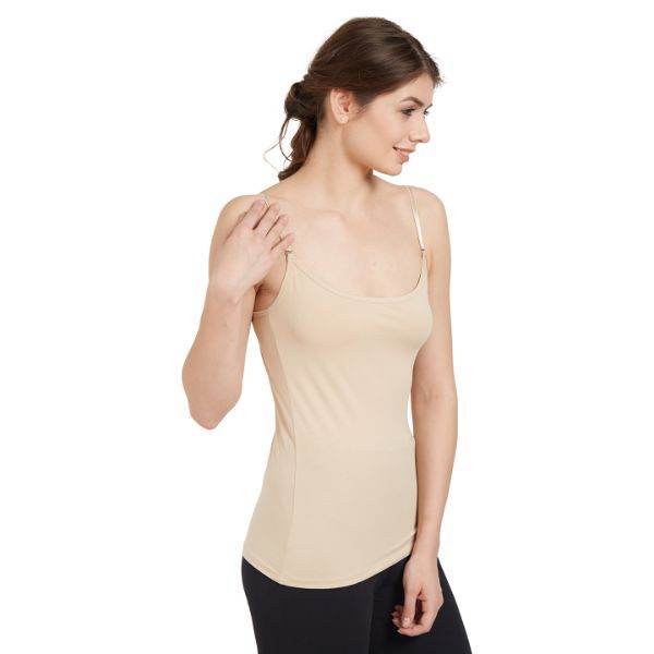 SOIE Woman - Solid Super Soft Cotton Spandex Camisole - Camisole -for Women