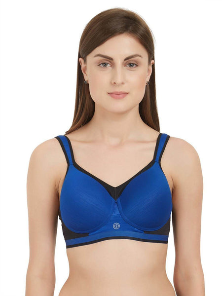 SOIE Woman - Full Coverage High Impact Padded Non Wired Sports Bra - Sports Bra -for Women