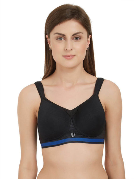 SOIE Woman - Full Coverage High Impact Padded Non Wired Sports Bra - Sports Bra -for Women