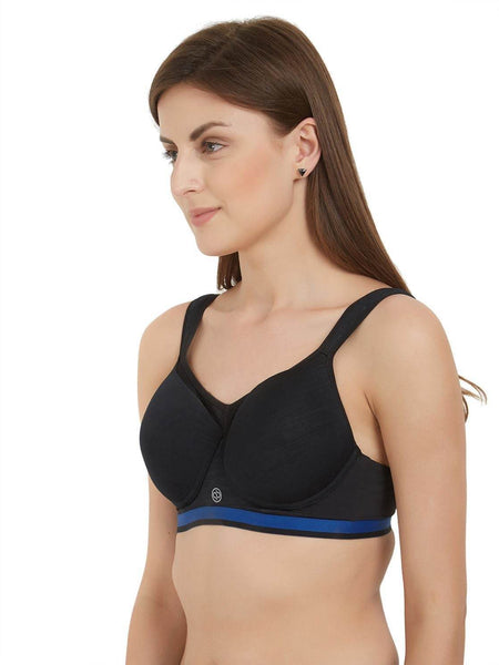 SOIE Woman - Full Coverage High Impact Padded Non Wired Sports Bra - Sports Bra -for Women