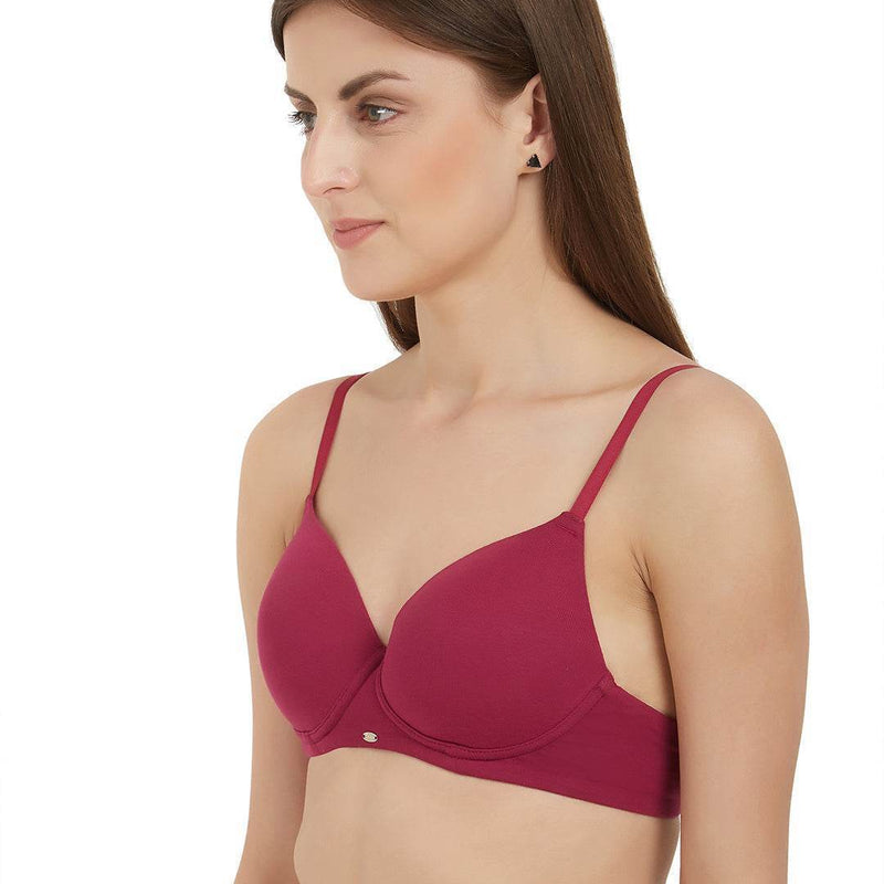 SOIE Woman - Semi/Medium Coverage Padded Non Wired T-shirt Bra - Bra -for Women