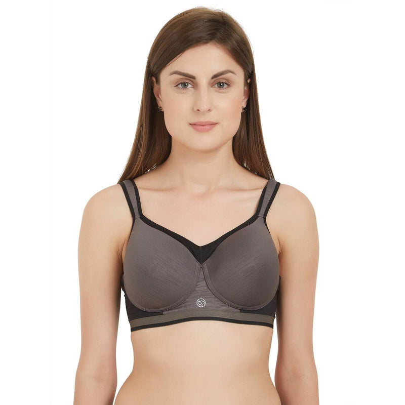 SOIE Woman - Full Coverage High Impact Padded Non Wired Sports Bra - Sports Bra -for Women