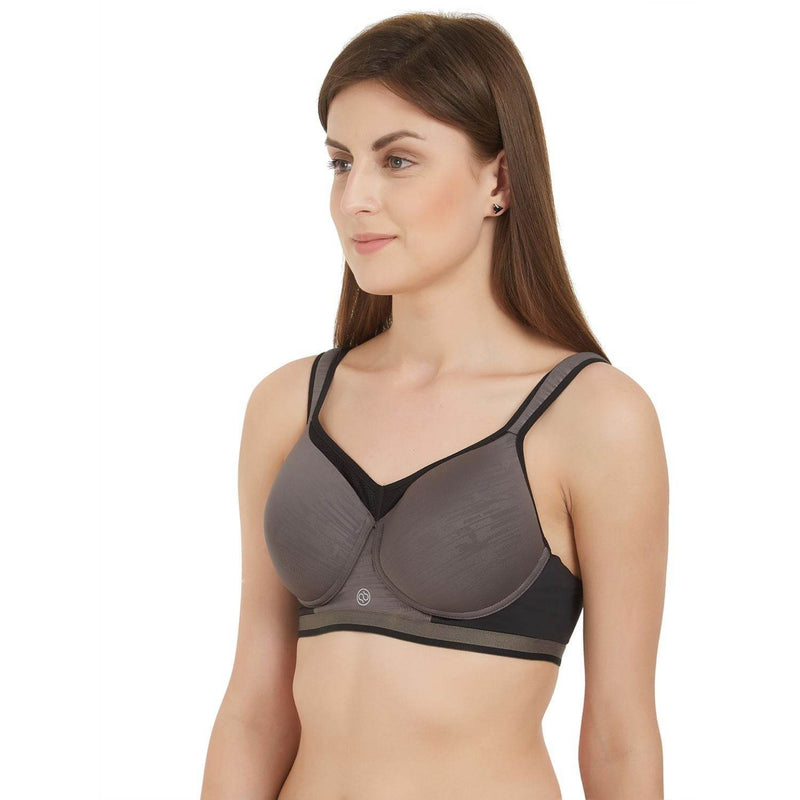 SOIE Woman - Full Coverage High Impact Padded Non Wired Sports Bra - Sports Bra -for Women
