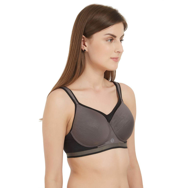 SOIE Woman - Full Coverage High Impact Padded Non Wired Sports Bra - Sports Bra -for Women