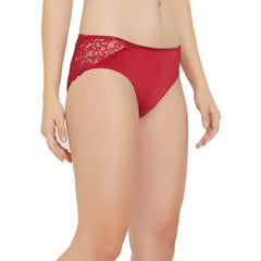 SOIE Woman - Super Soft Lacy Brief - Panty -for Women