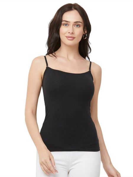 SOIE Woman - Solid Super Soft Cotton Spandex Camisole - Camisole -for Women