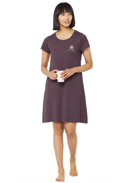 SOIE Woman - Super Soft Cotton Modal Sleep Shirt - -for Women