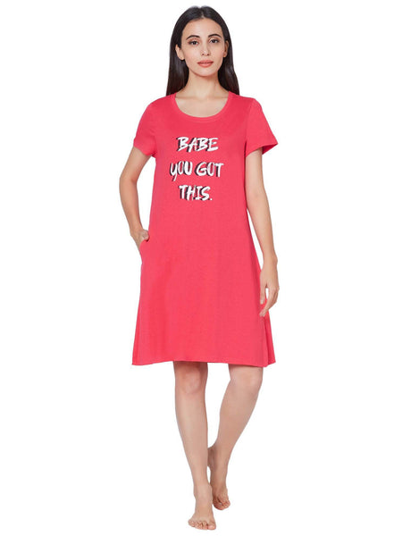 SOIE Woman - Super Soft Cotton Modal Sleep Shirt - -for Women