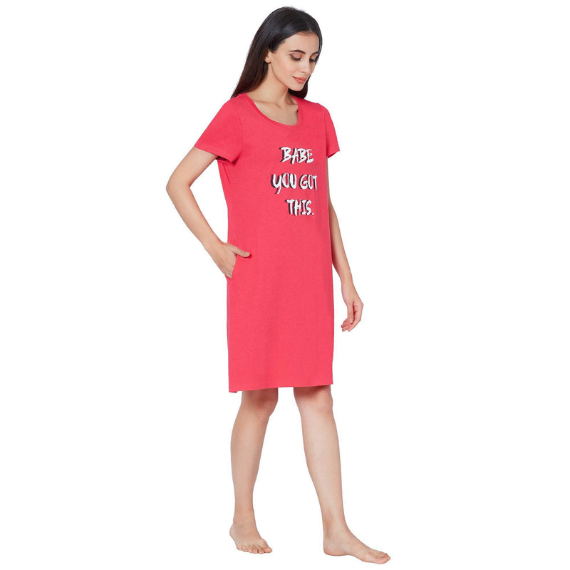 SOIE Woman - Super Soft Cotton Modal Sleep Shirt - -for Women