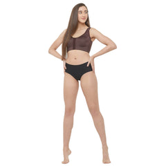 SOIE Woman - Front Closure Full Coverage Non Padded Non Wired Bra - -for Women