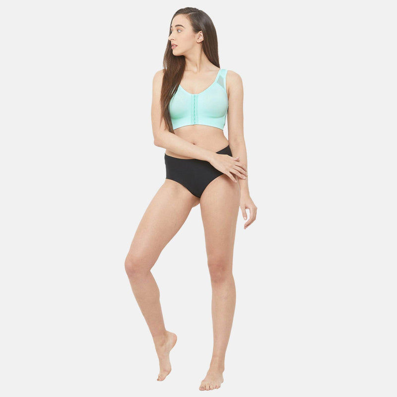 SOIE Woman - Front Closure Full Coverage Non Padded Non Wired Bra - -for Women