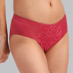 SOIE Woman - High Waist Full Coverage Lace Panty - Panty -for Women