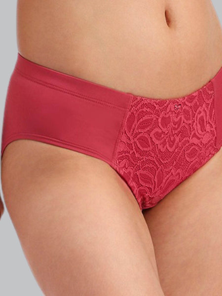 SOIE Woman - High Waist Full Coverage Lace Panty - Panty -for Women