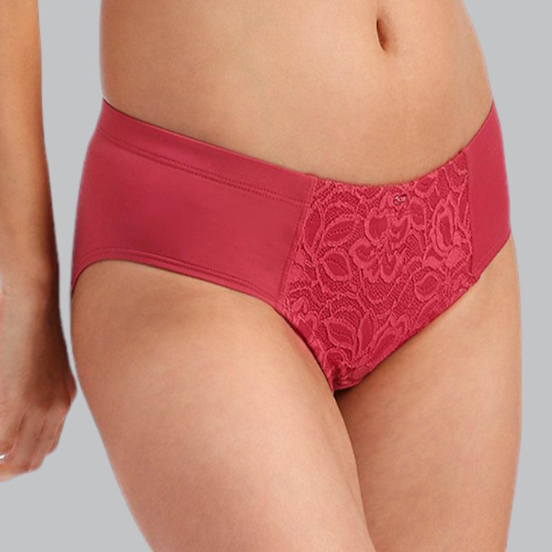 SOIE Woman - High Waist Full Coverage Lace Panty - Panty -for Women
