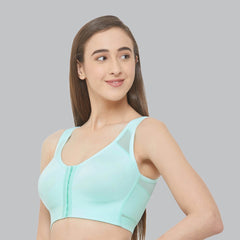 SOIE Woman - Front Closure Full Coverage Non Padded Non Wired Bra - Bra -for Women