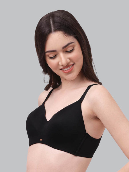 SOIE Woman - Full Coverage Padded Non Wired Ultrasoft Seamless Bra - Bra -for Women