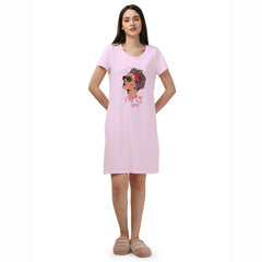 SOIE Woman - Super Soft Half Sleeve Cotton Modal Sleepshirt - -for Women