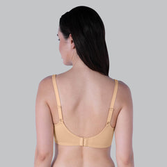 SOIE Woman - Non Padded Non Wired Stretch Cotton Full Coverage Moulded Cups T-shirt Bra - Bra -for Women