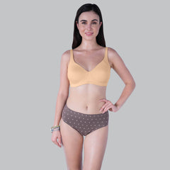 SOIE Woman - Non Padded Non Wired Stretch Cotton Full Coverage Moulded Cups T-shirt Bra - Bra -for Women
