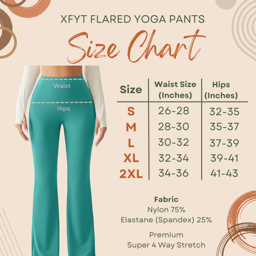 Tropical Teal High Rise Flare Yoga Pants