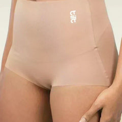 Set - Blush Wave Bra and Beige Shaper Underwear