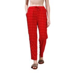 SOIE Woman - Supersoft Rayon Printed Pyjamas with Pockets - -for Women