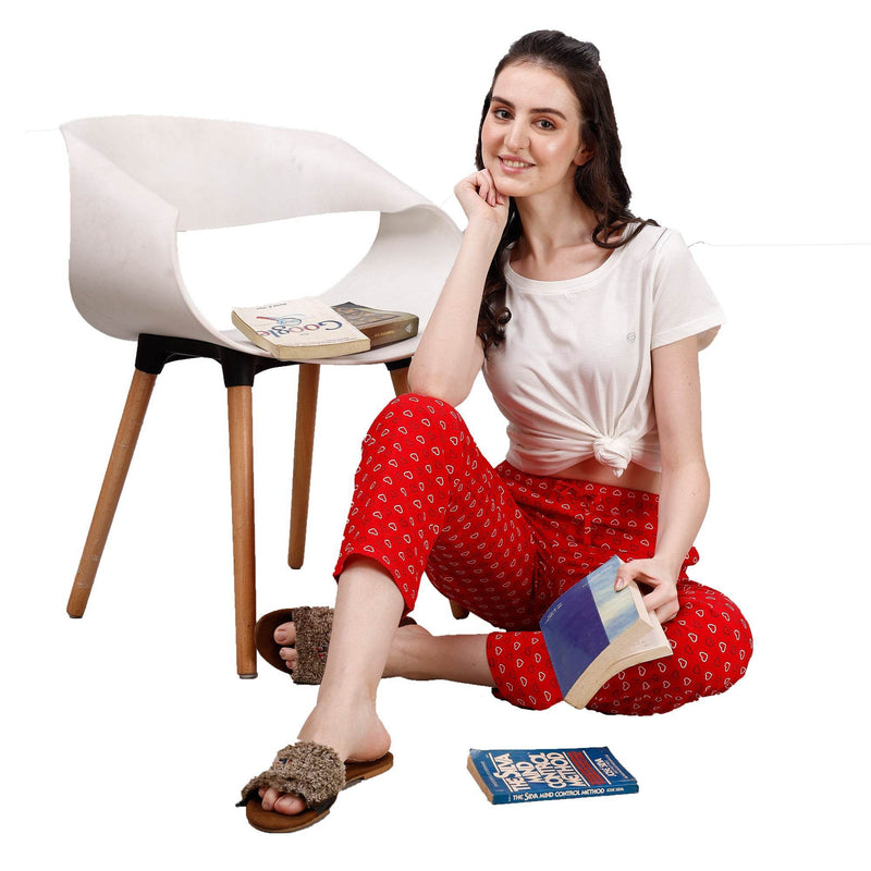 SOIE Woman - Supersoft Rayon Printed Pyjamas with Pockets - -for Women