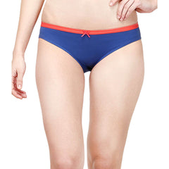 SOIE Woman - Mid Rise Medium Coverage Solid and Printed Cotton Stretch Brief Panty (Pack of 3) - Panty -for Women