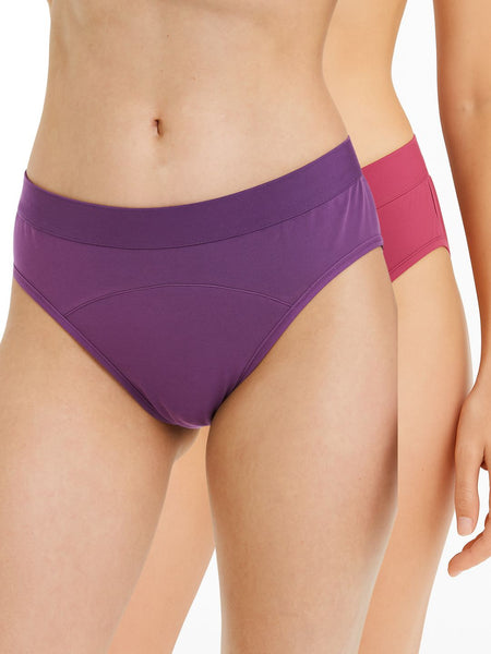Bamboo Fabric Period Panty 5 Layer Protection | Soft & Odor-Free | Pack of 2