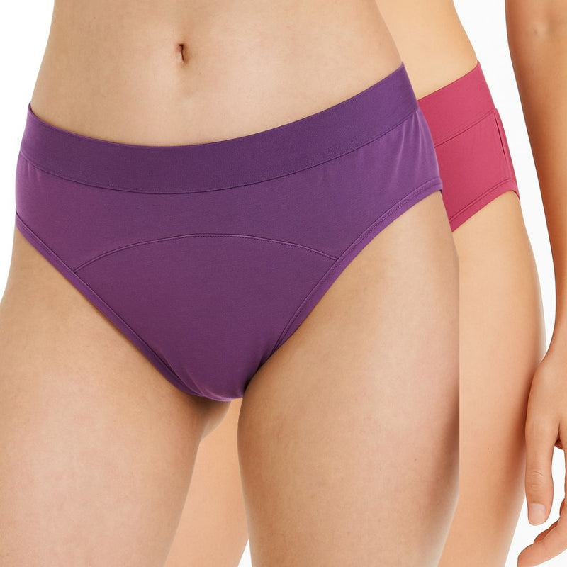 Bamboo Fabric Period Panty 5 Layer Protection | Soft & Odor-Free | Pack of 2