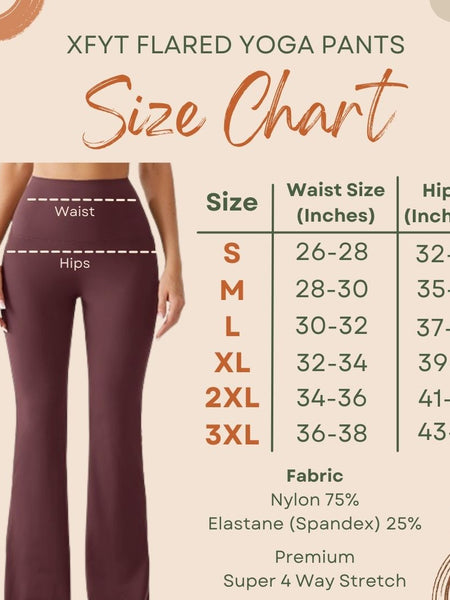Velvet Wine Luxe High Rise Flare Yoga Pants