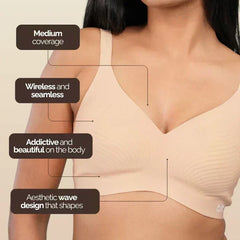 Nude Wave Bra - 3 Pack