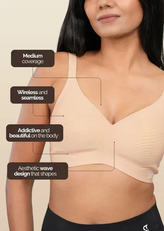 Nude Wave Bra - 2 Pack