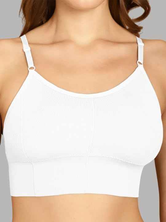 Brachy Women's Everyday Bras - Women's Sports Bras - Women's Full Coverage Bras - Women's Lightly Padded Bras - Beginners Bra - (Girl's & Kids)