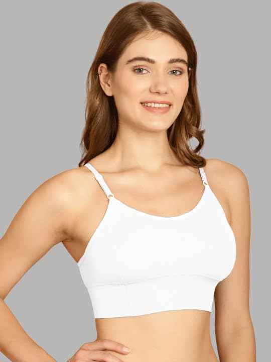 Brachy Women's Everyday Bras - Women's Sports Bras - Women's Full Coverage Bras - Women's Lightly Padded Bras - Beginners Bra - (Girl's & Kids)