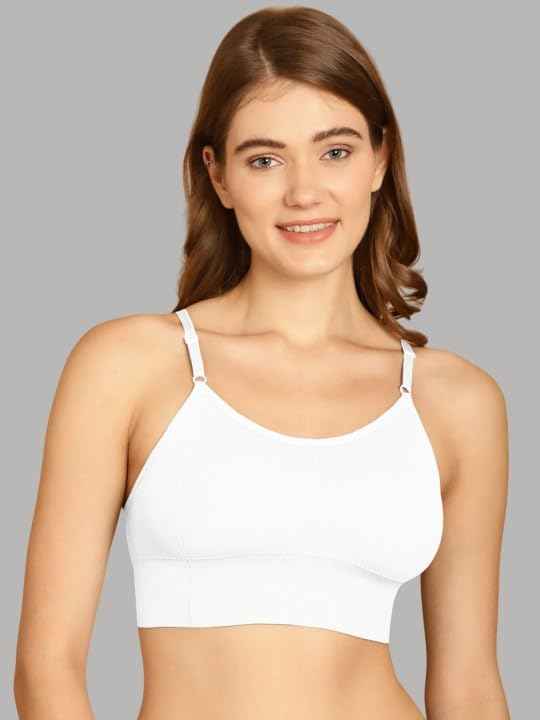 Brachy Women's Everyday Bras - Women's Sports Bras - Women's Full Coverage Bras - Women's Lightly Padded Bras - Beginners Bra - (Girl's & Kids)