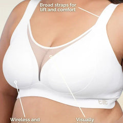 Set - White Minimiser Bra and Beige Shaper Underwear
