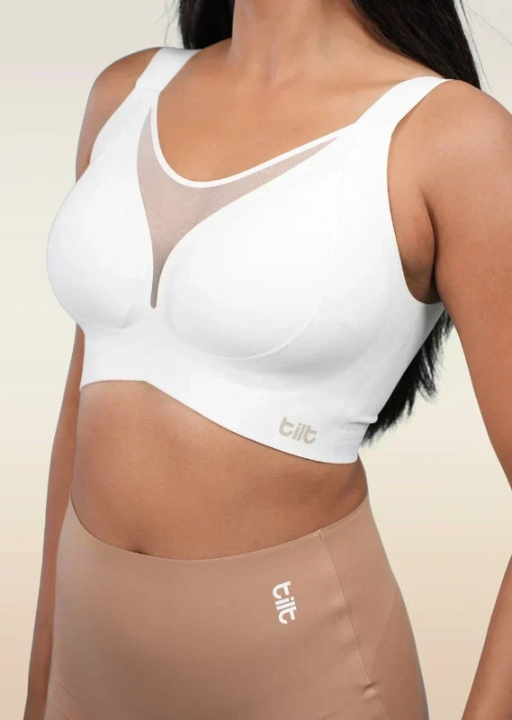 White Minimiser Bra