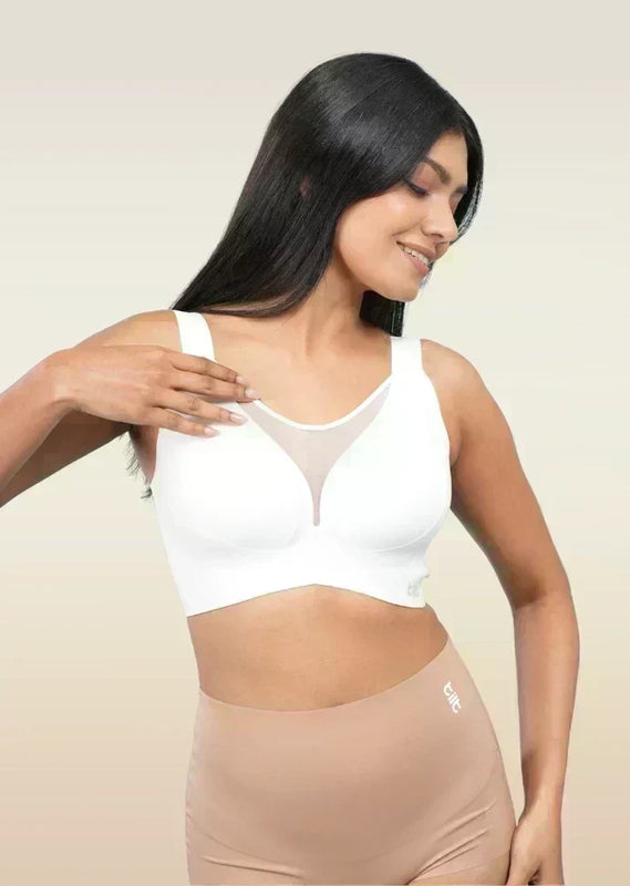 White Minimiser Bra