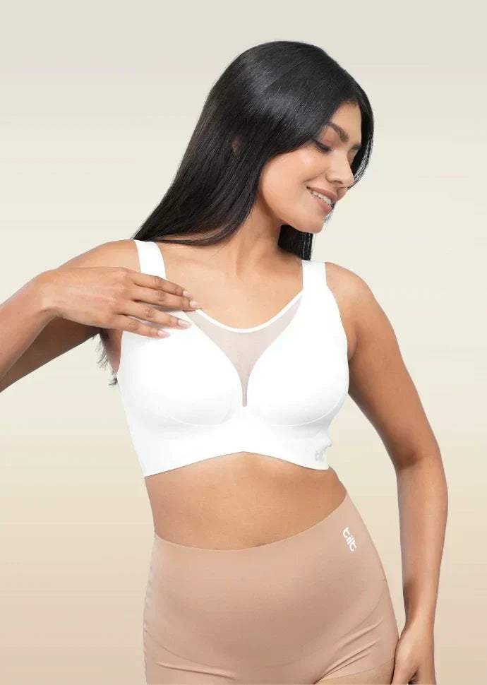 White Minimiser Bra