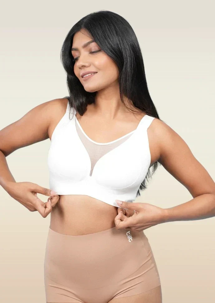 White Minimiser Bra - 3 Pack